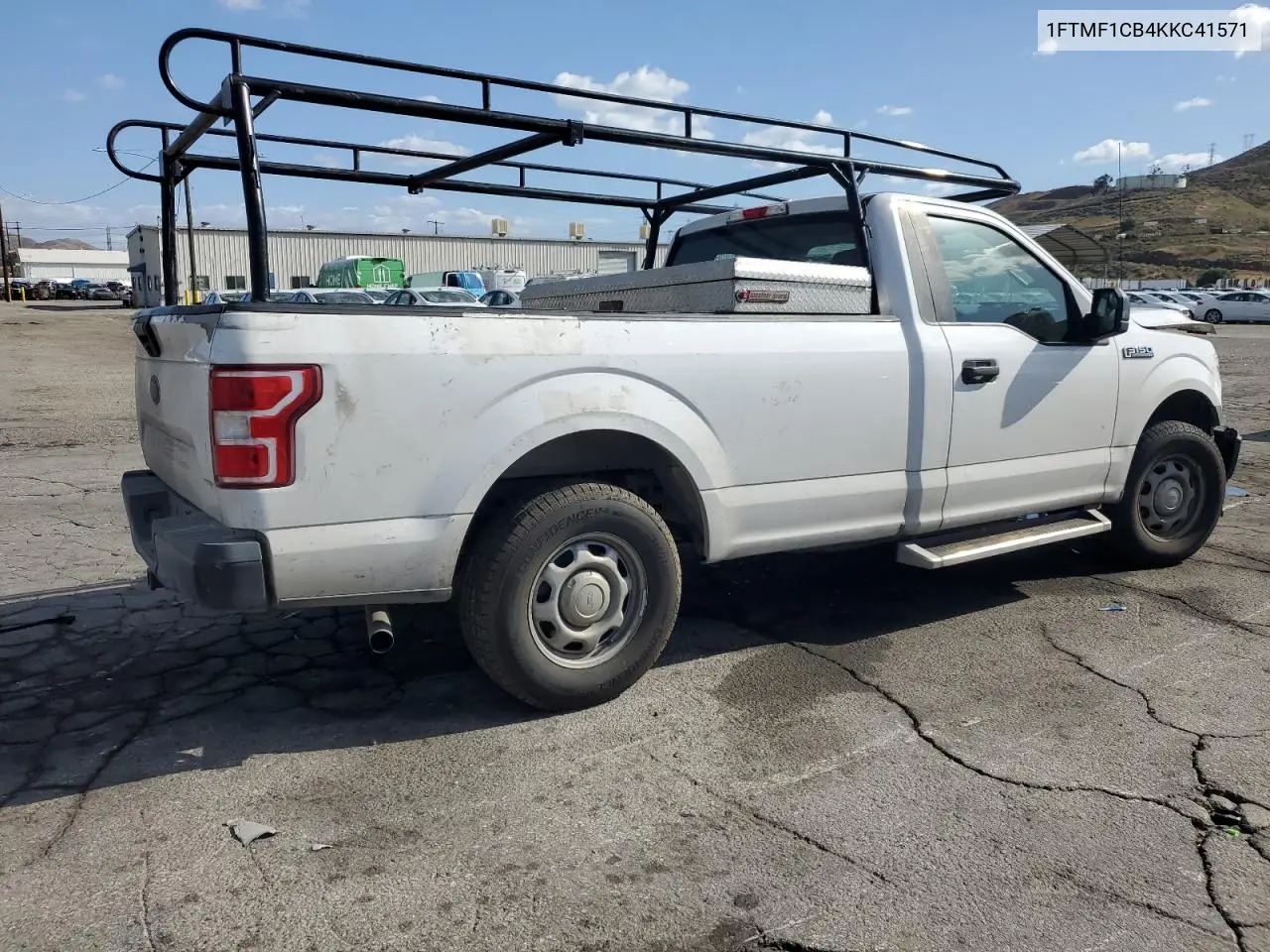 2019 Ford F150 VIN: 1FTMF1CB4KKC41571 Lot: 56915905