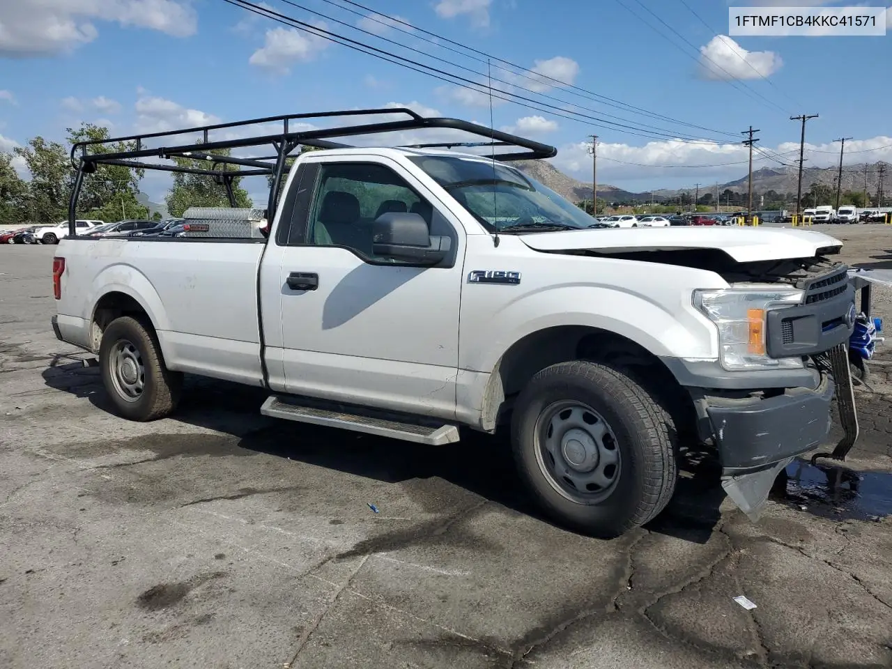 2019 Ford F150 VIN: 1FTMF1CB4KKC41571 Lot: 56915905