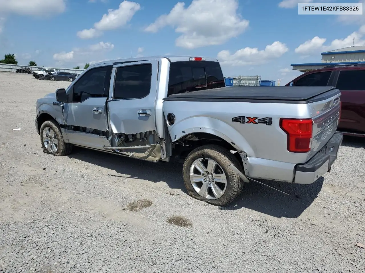 2019 Ford F150 Supercrew VIN: 1FTEW1E42KFB83326 Lot: 56924695