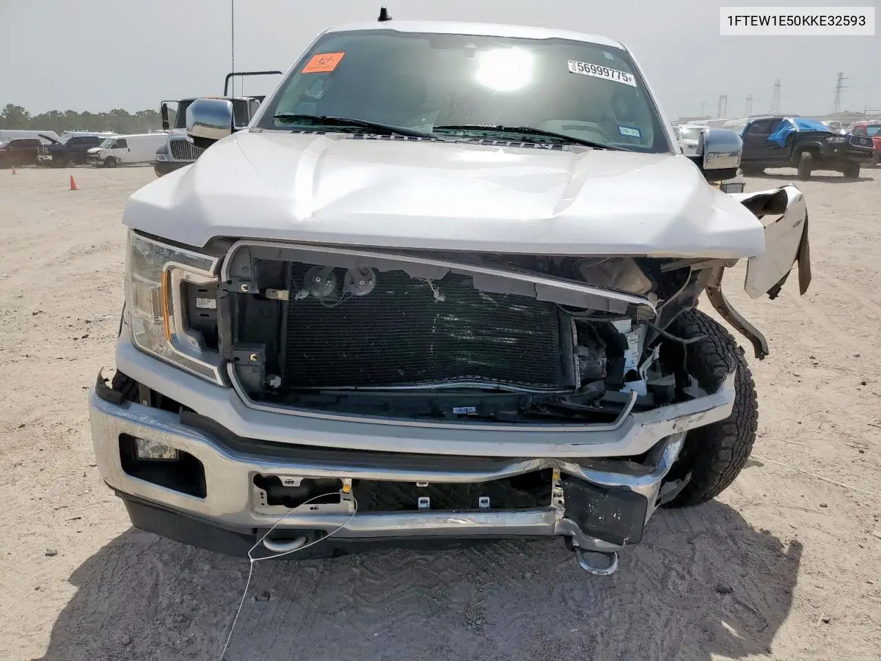 2019 Ford F150 Supercrew VIN: 1FTEW1E50KKE32593 Lot: 56999775