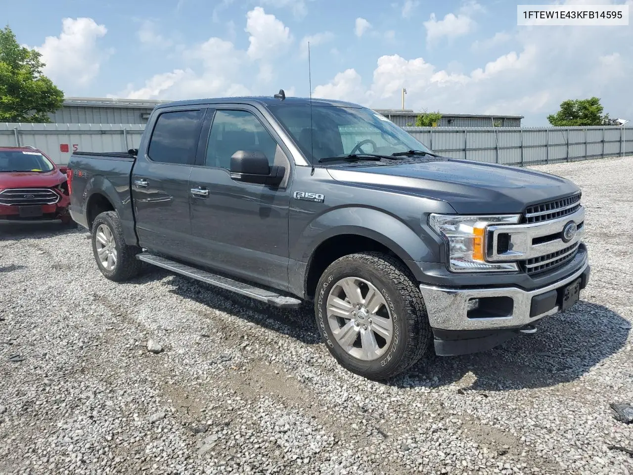 2019 Ford F150 Supercrew VIN: 1FTEW1E43KFB14595 Lot: 61417545