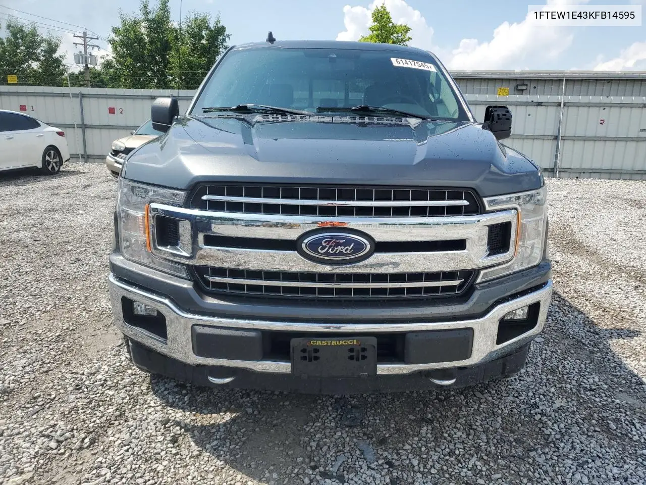 2019 Ford F150 Supercrew VIN: 1FTEW1E43KFB14595 Lot: 61417545