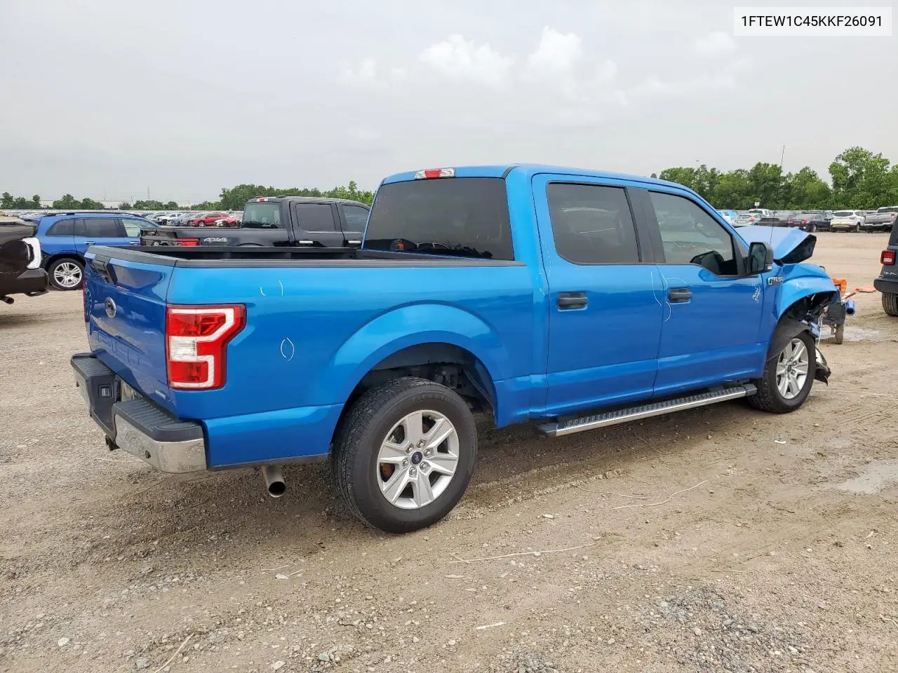2019 Ford F150 Supercrew VIN: 1FTEW1C45KKF26091 Lot: 61762495