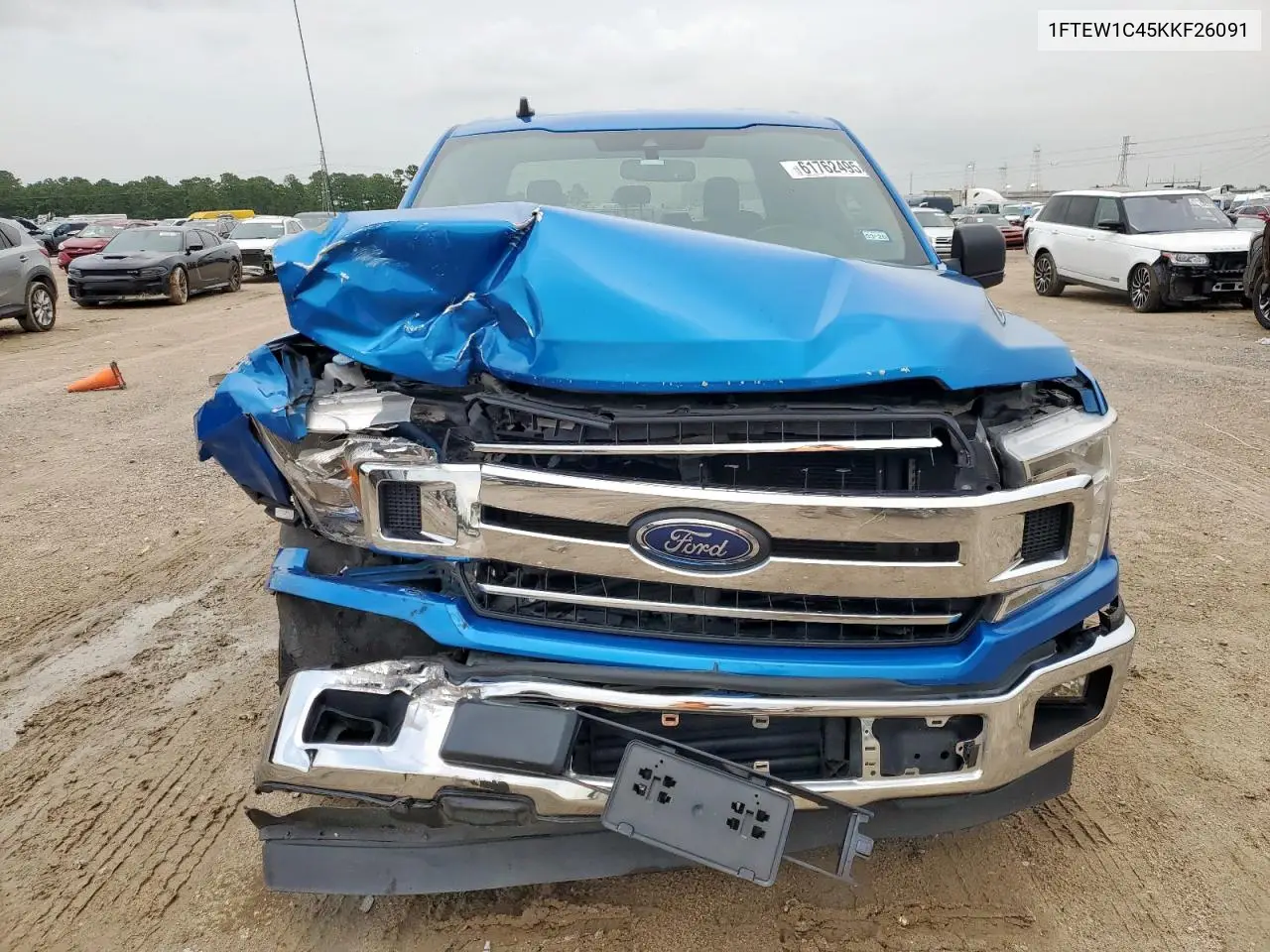 2019 Ford F150 Supercrew VIN: 1FTEW1C45KKF26091 Lot: 61762495