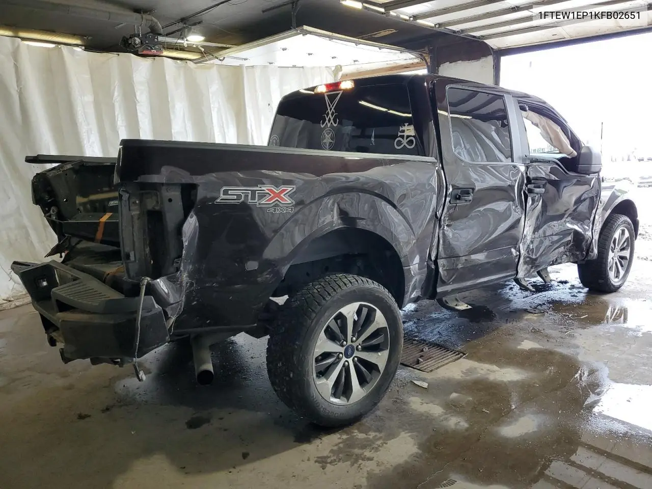 2019 Ford F150 Supercrew VIN: 1FTEW1EP1KFB02651 Lot: 62206885