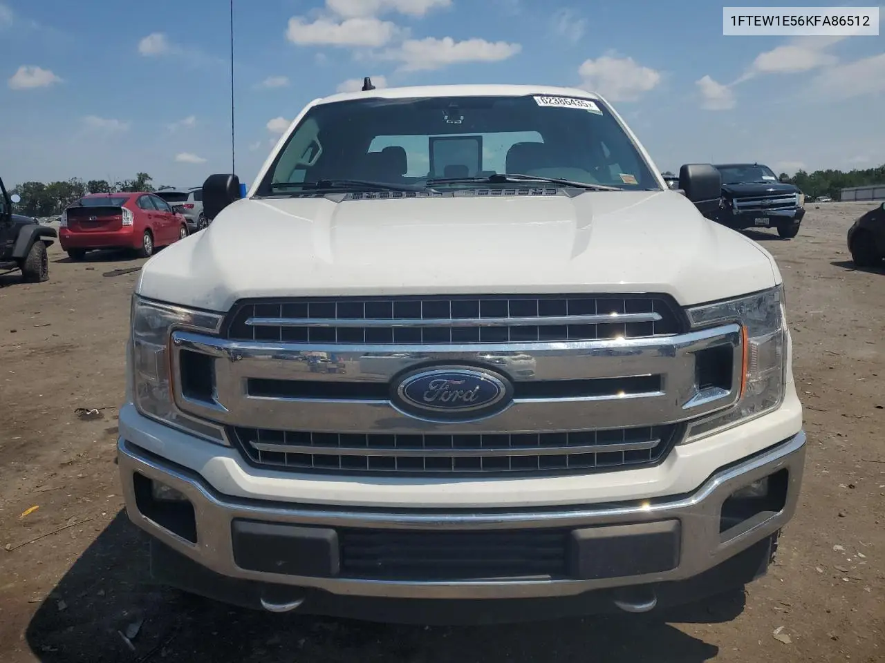 2019 Ford F150 Supercrew VIN: 1FTEW1E56KFA86512 Lot: 62386435