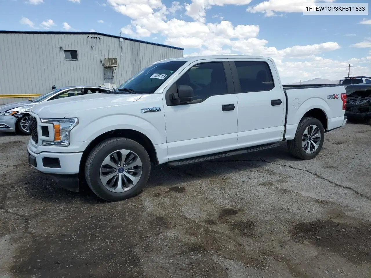 2019 Ford F150 Supercrew VIN: 1FTEW1CP3KFB11533 Lot: 62577115