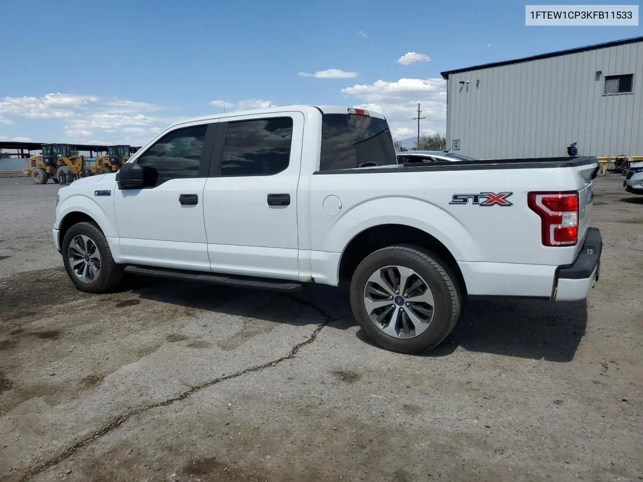 2019 Ford F150 Supercrew VIN: 1FTEW1CP3KFB11533 Lot: 62577115