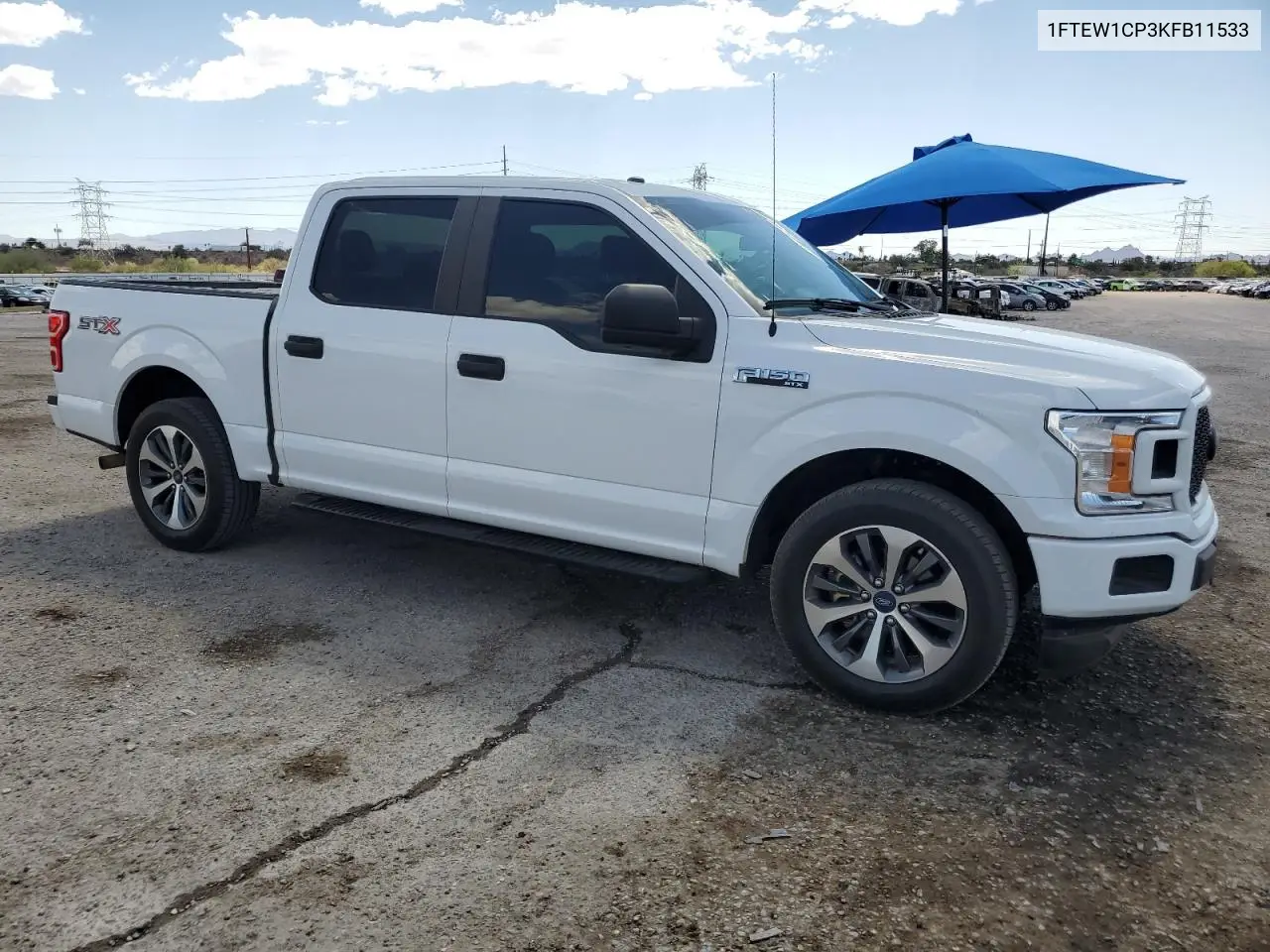 2019 Ford F150 Supercrew VIN: 1FTEW1CP3KFB11533 Lot: 62577115