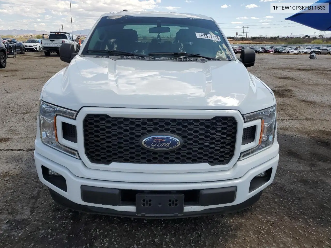 2019 Ford F150 Supercrew VIN: 1FTEW1CP3KFB11533 Lot: 62577115