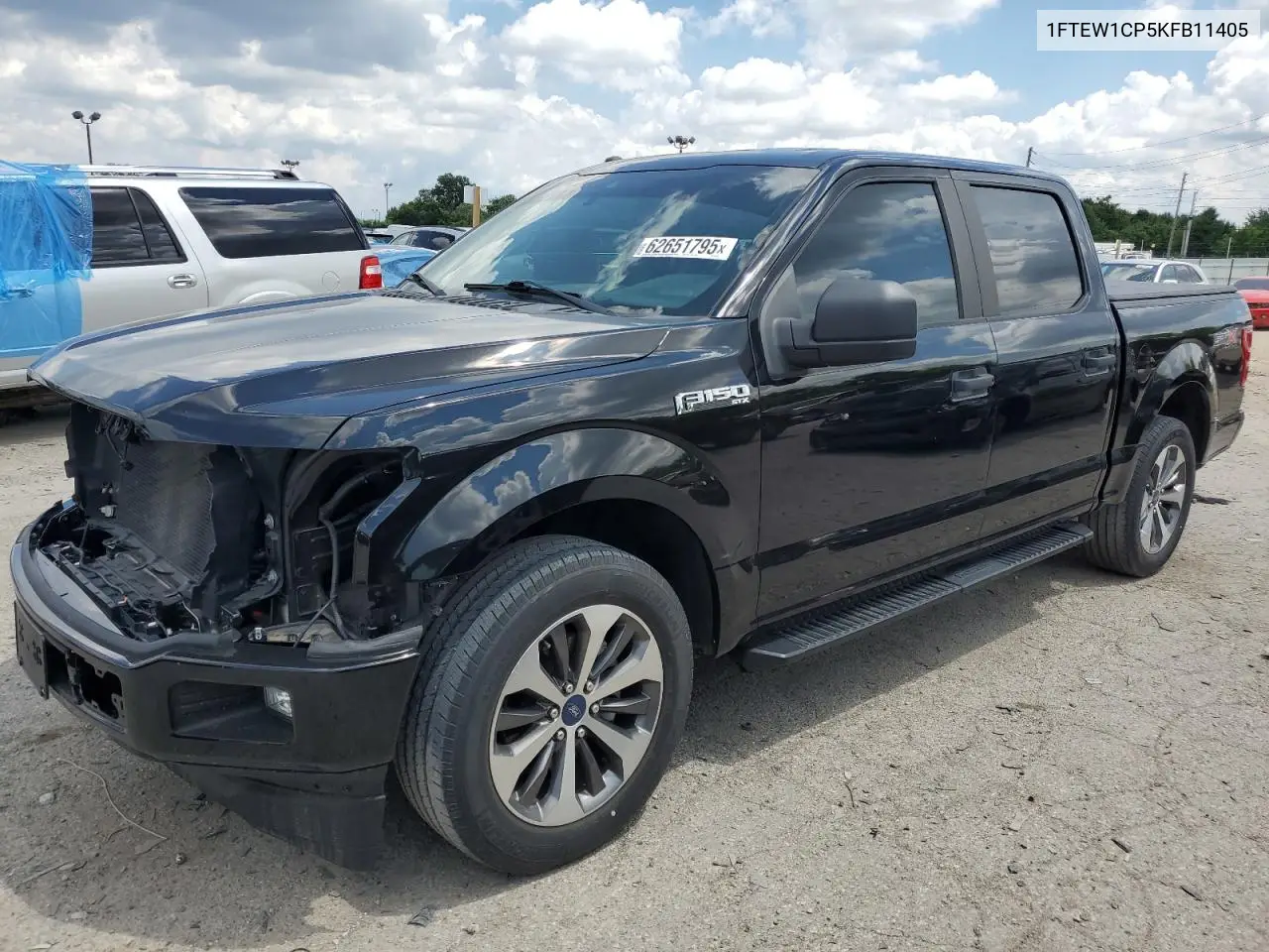 2019 Ford F150 Supercrew VIN: 1FTEW1CP5KFB11405 Lot: 62651795