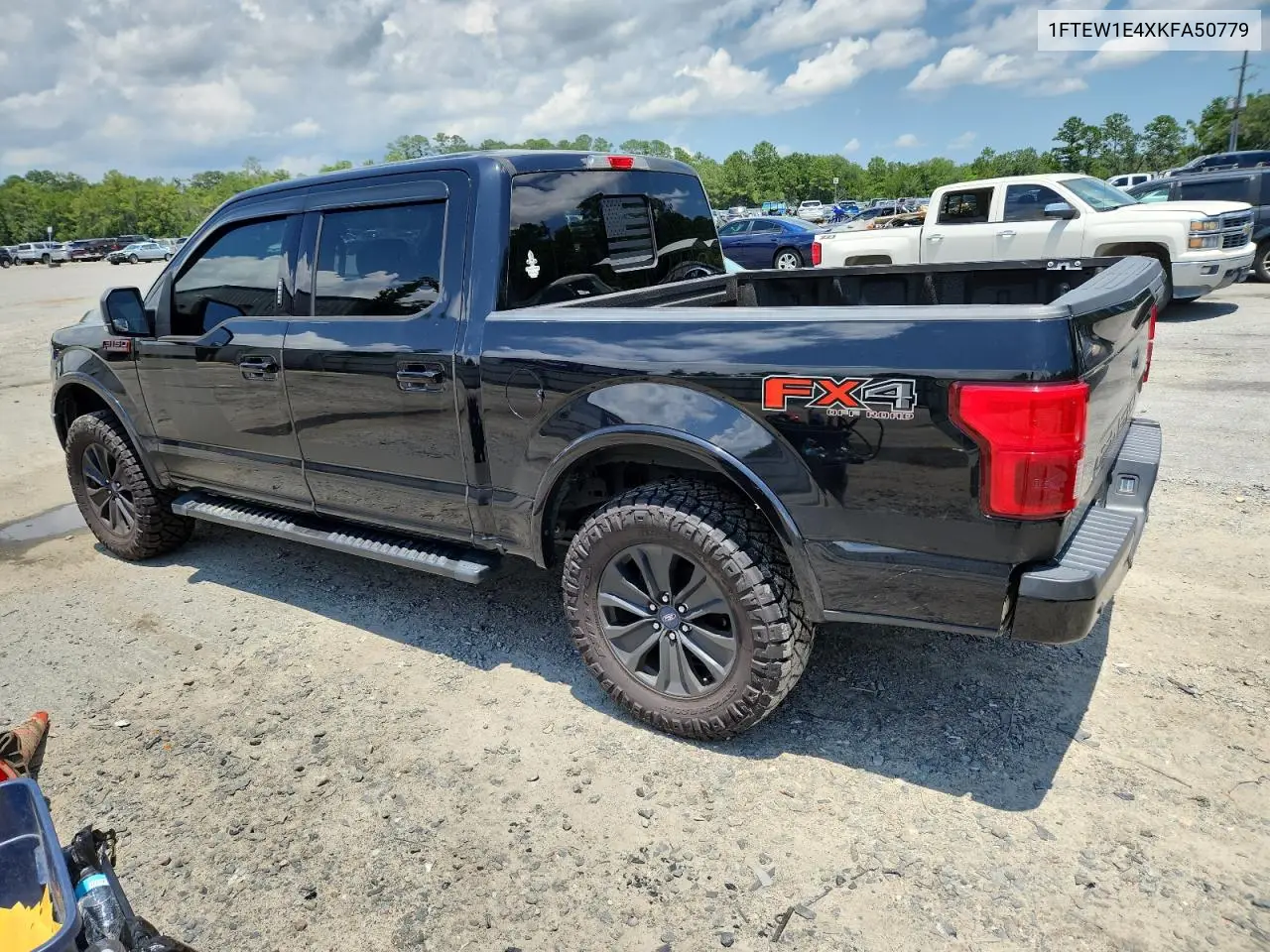 2019 Ford F150 Supercrew VIN: 1FTEW1E4XKFA50779 Lot: 63160555