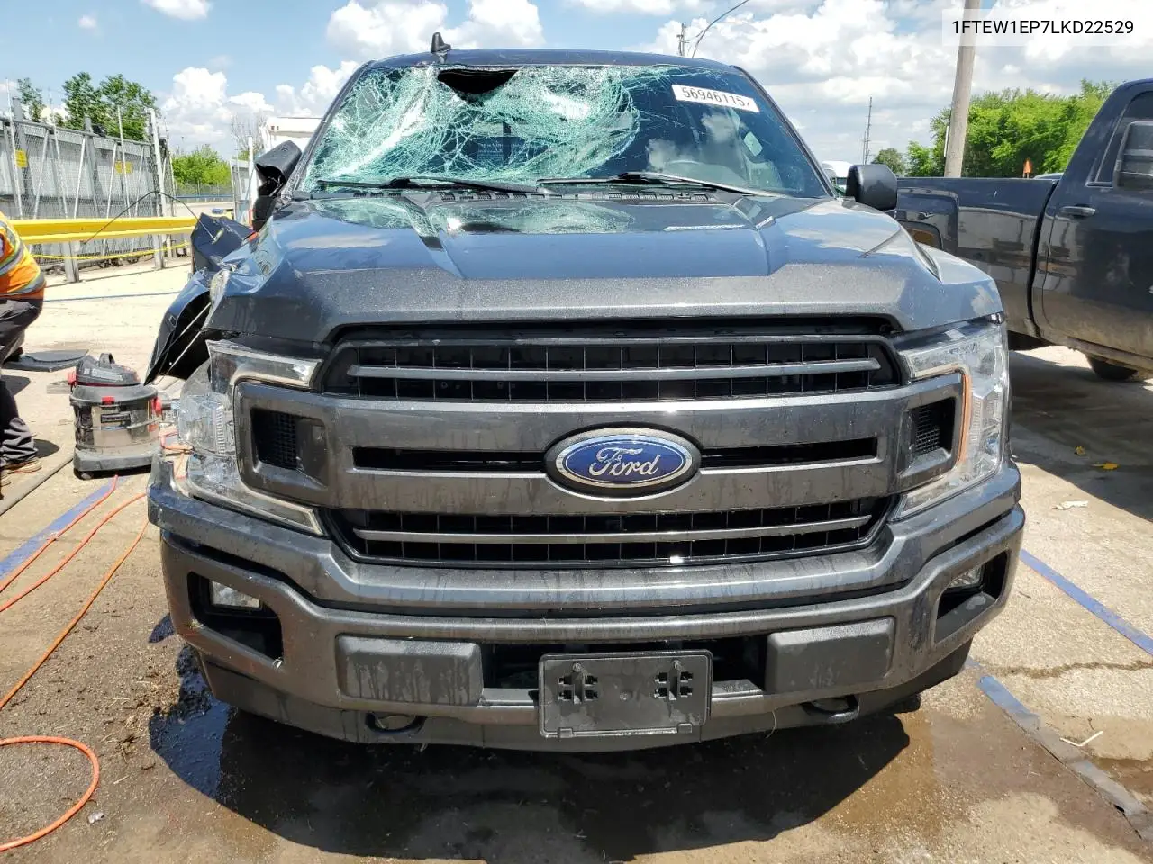 2020 Ford F150 Supercrew VIN: 1FTEW1EP7LKD22529 Lot: 56946115