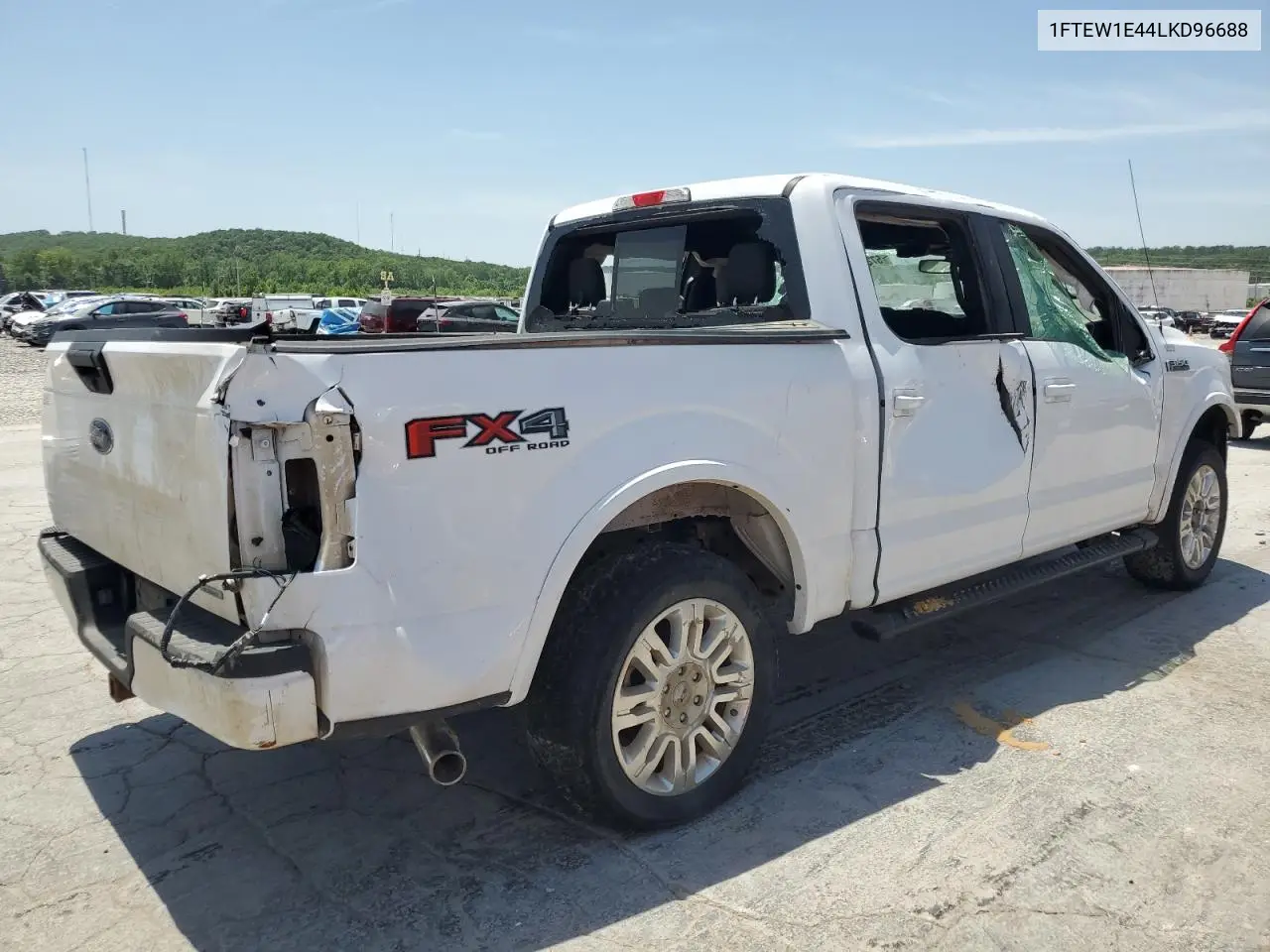 2020 Ford F150 Supercrew VIN: 1FTEW1E44LKD96688 Lot: 57227835