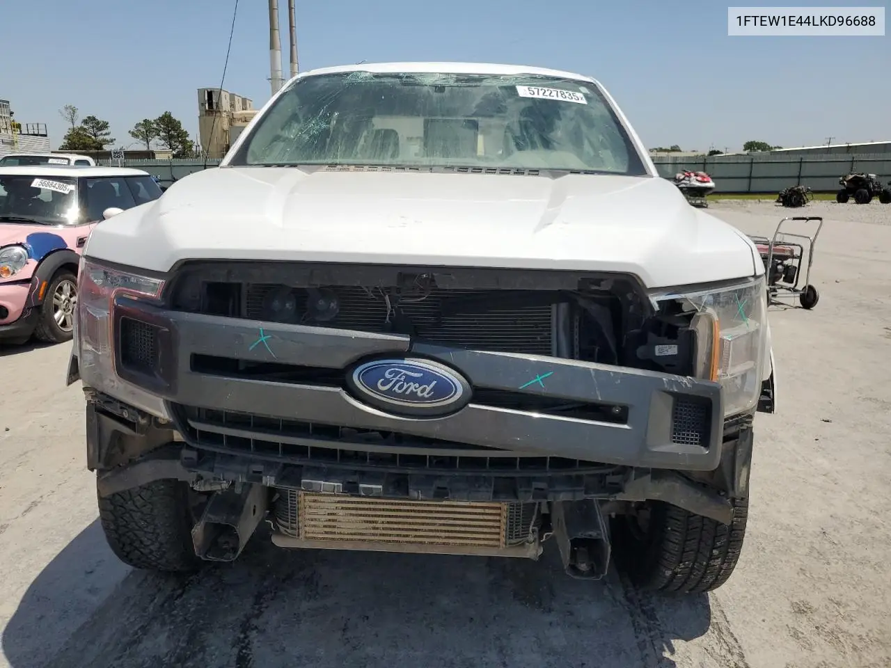 2020 Ford F150 Supercrew VIN: 1FTEW1E44LKD96688 Lot: 57227835