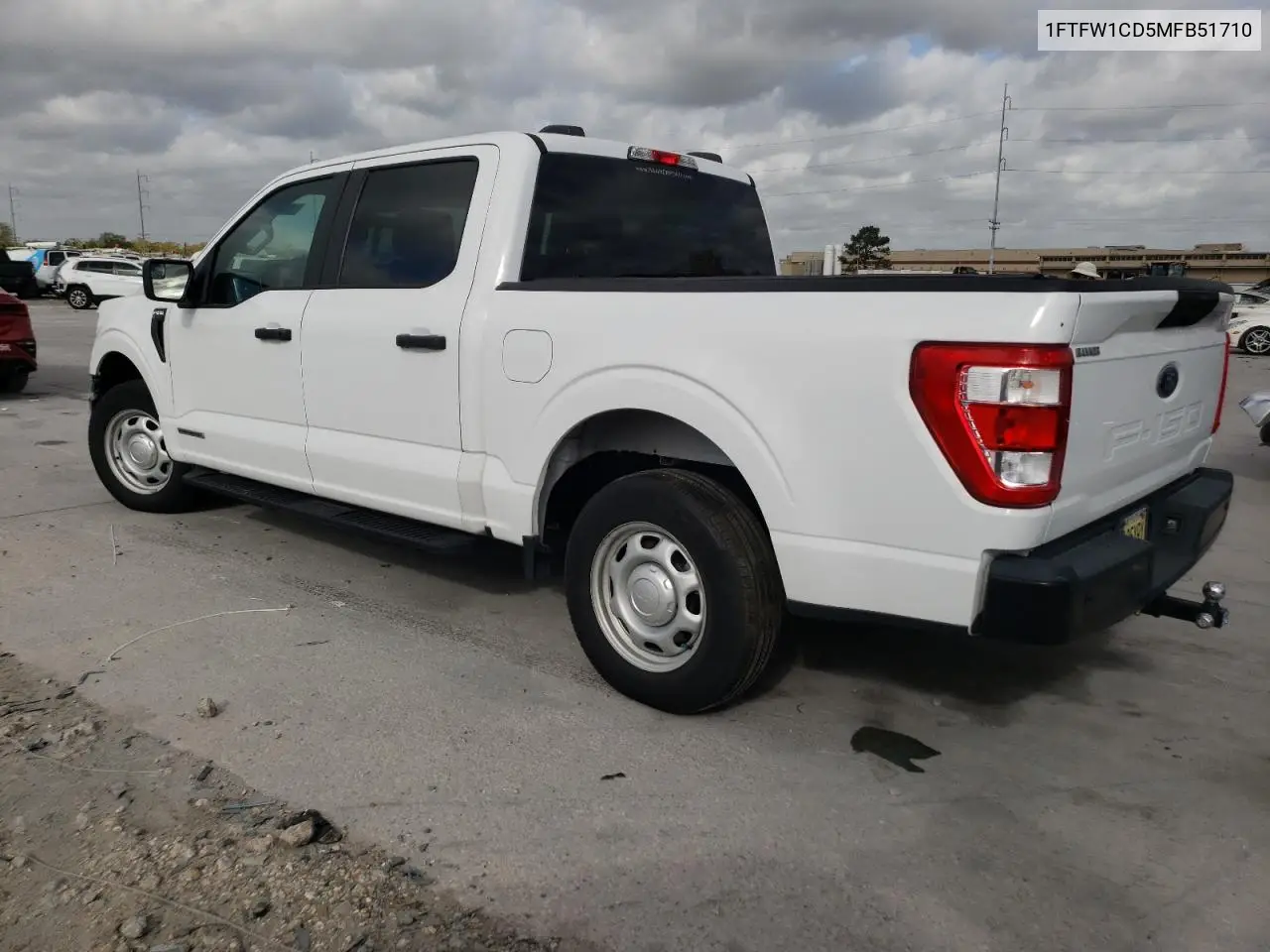 2021 Ford F150 Supercrew VIN: 1FTFW1CD5MFB51710 Lot: 49811455