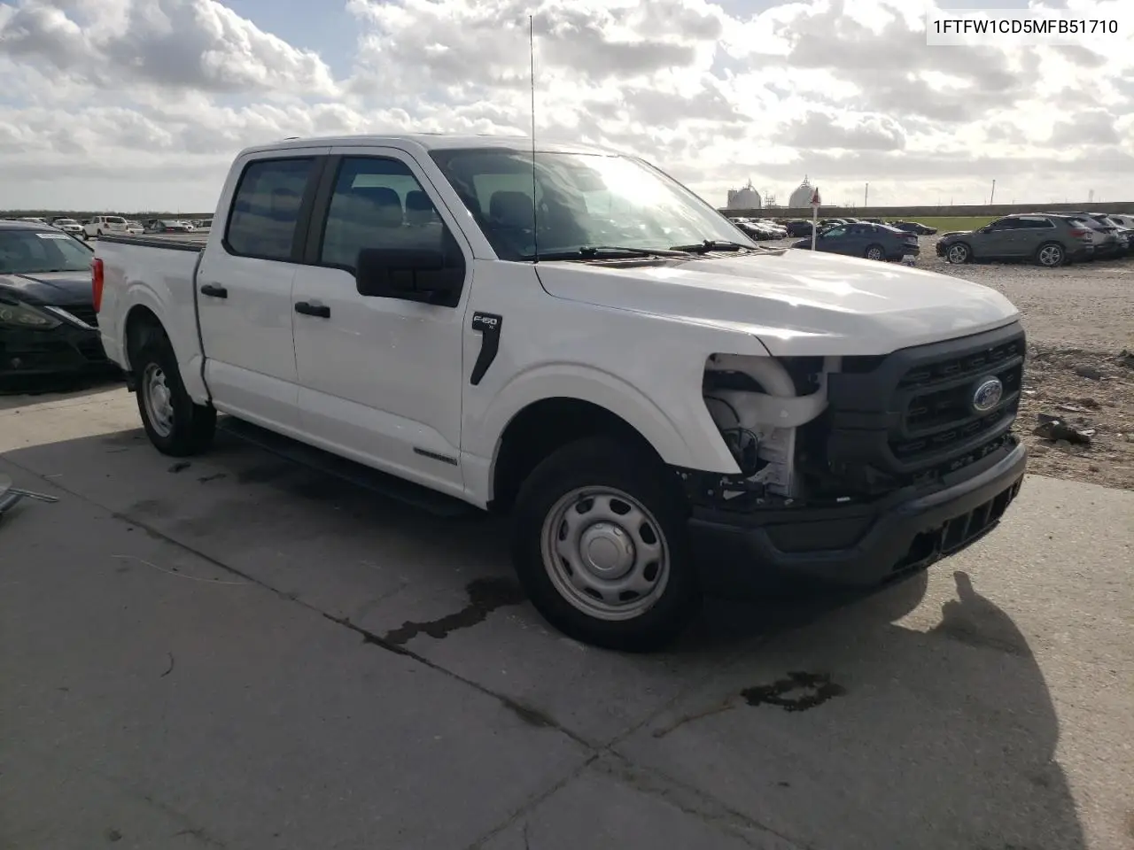 2021 Ford F150 Supercrew VIN: 1FTFW1CD5MFB51710 Lot: 49811455