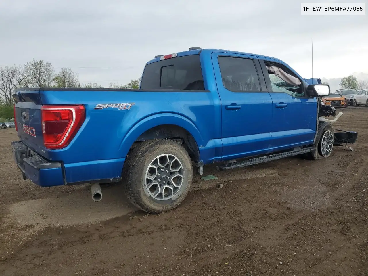 2021 Ford F150 Supercrew VIN: 1FTEW1EP6MFA77085 Lot: 56791575