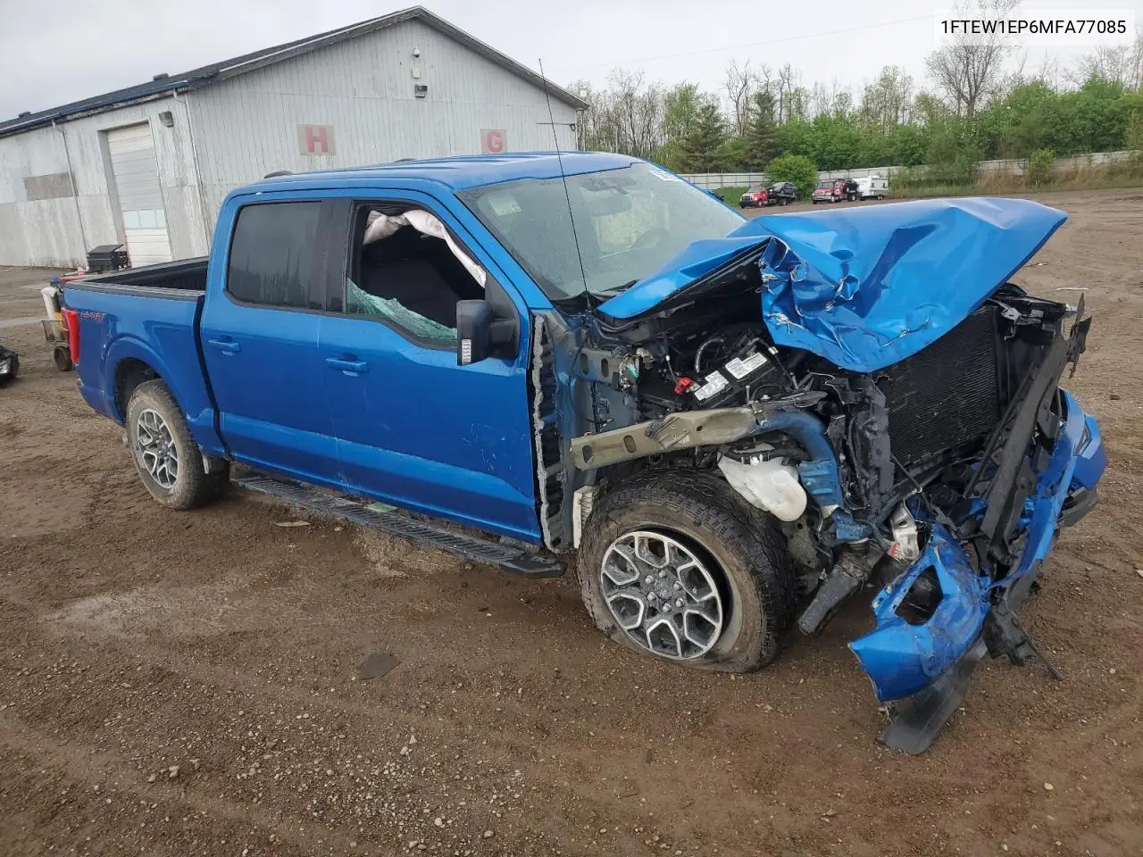2021 Ford F150 Supercrew VIN: 1FTEW1EP6MFA77085 Lot: 56791575