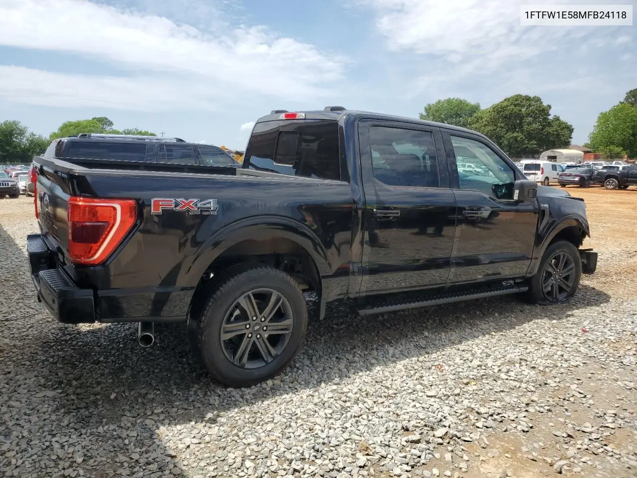 2021 Ford F150 Supercrew VIN: 1FTFW1E58MFB24118 Lot: 56869735
