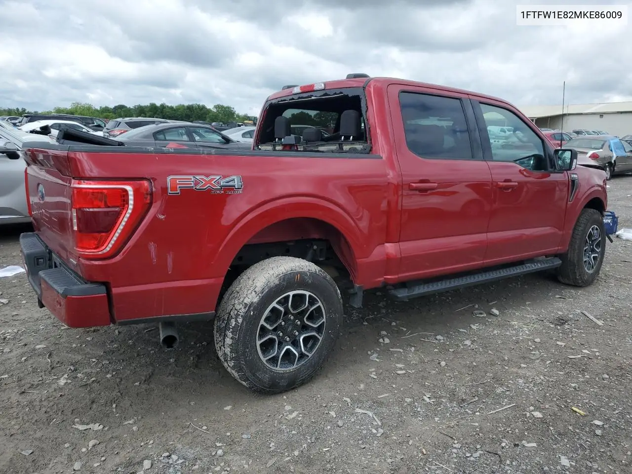 2021 Ford F150 Supercrew VIN: 1FTFW1E82MKE86009 Lot: 56883425