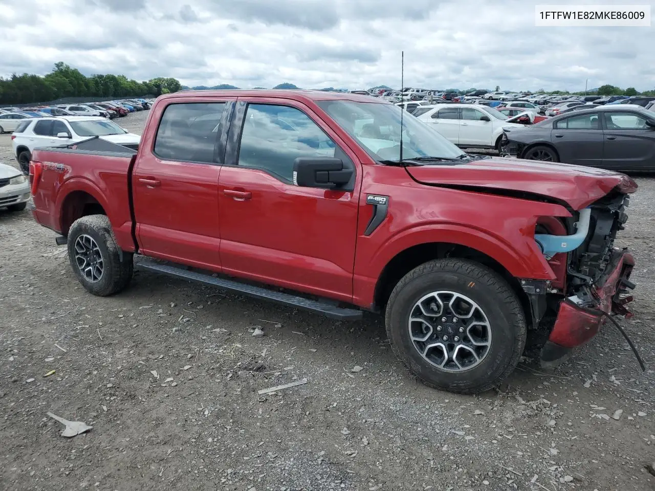 2021 Ford F150 Supercrew VIN: 1FTFW1E82MKE86009 Lot: 56883425