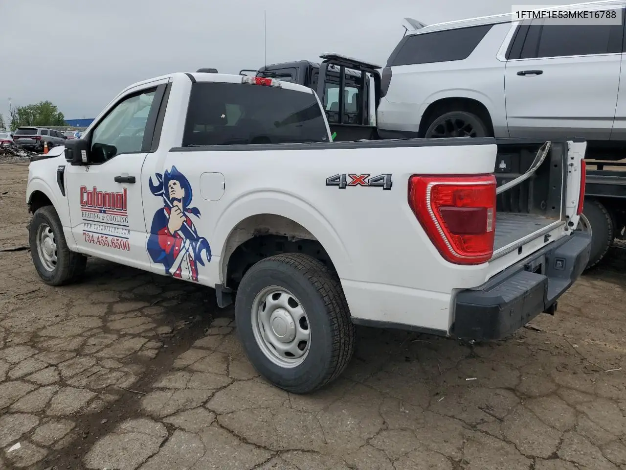 2021 Ford F150 VIN: 1FTMF1E53MKE16788 Lot: 57011155