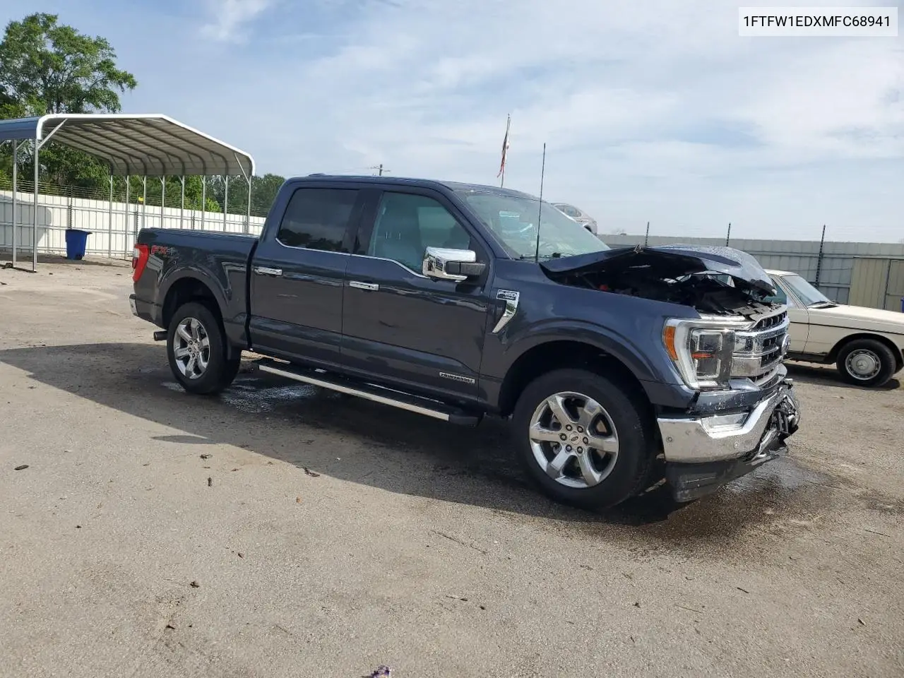 2021 Ford F150 Supercrew VIN: 1FTFW1EDXMFC68941 Lot: 58627445