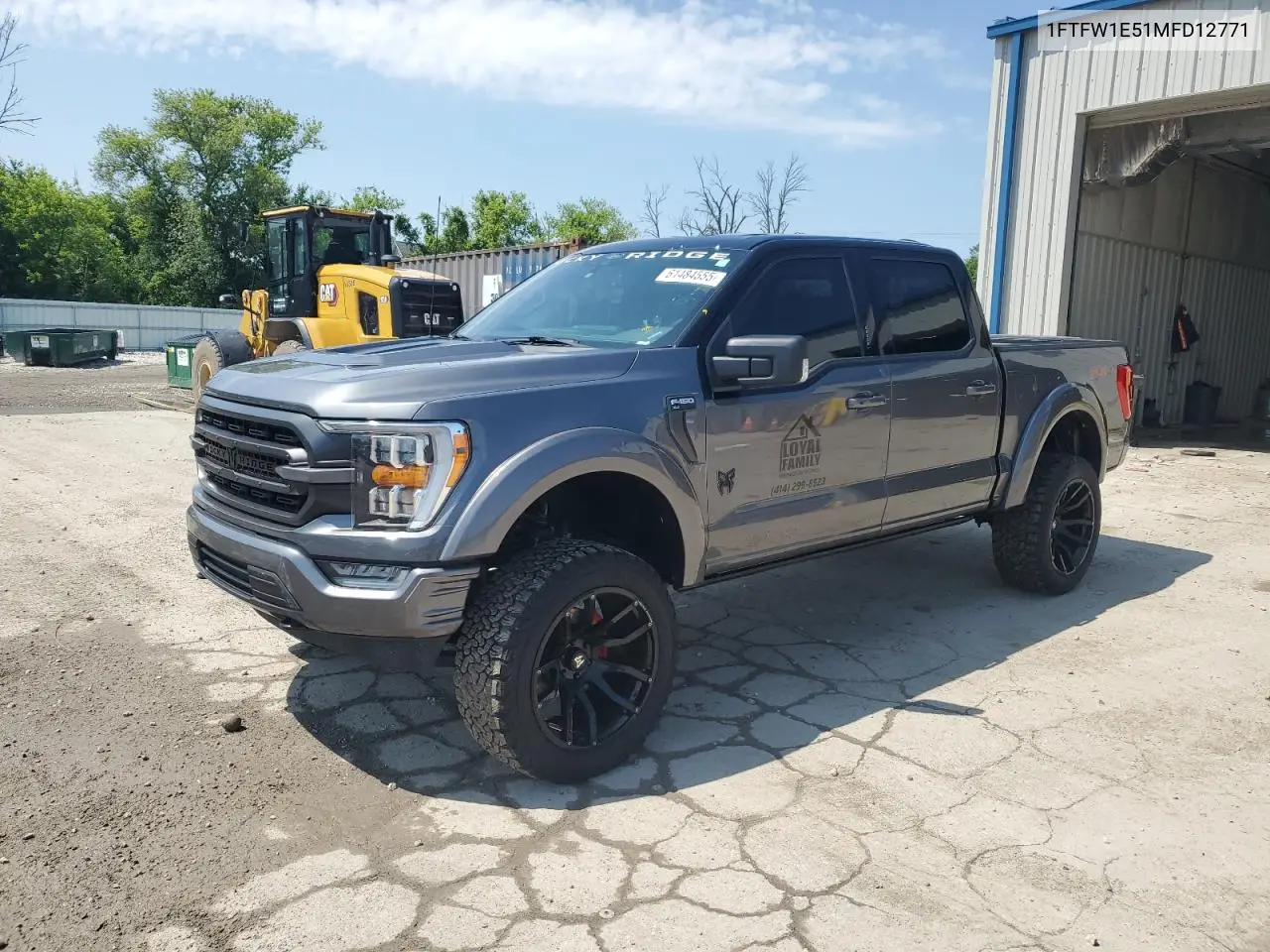 2021 Ford F150 Supercrew VIN: 1FTFW1E51MFD12771 Lot: 61484555