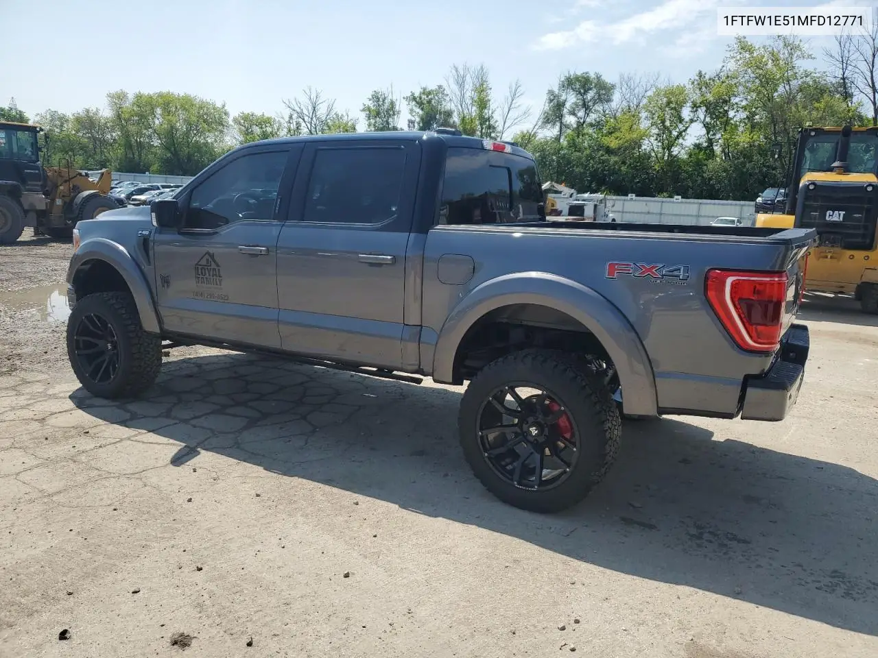 2021 Ford F150 Supercrew VIN: 1FTFW1E51MFD12771 Lot: 61484555