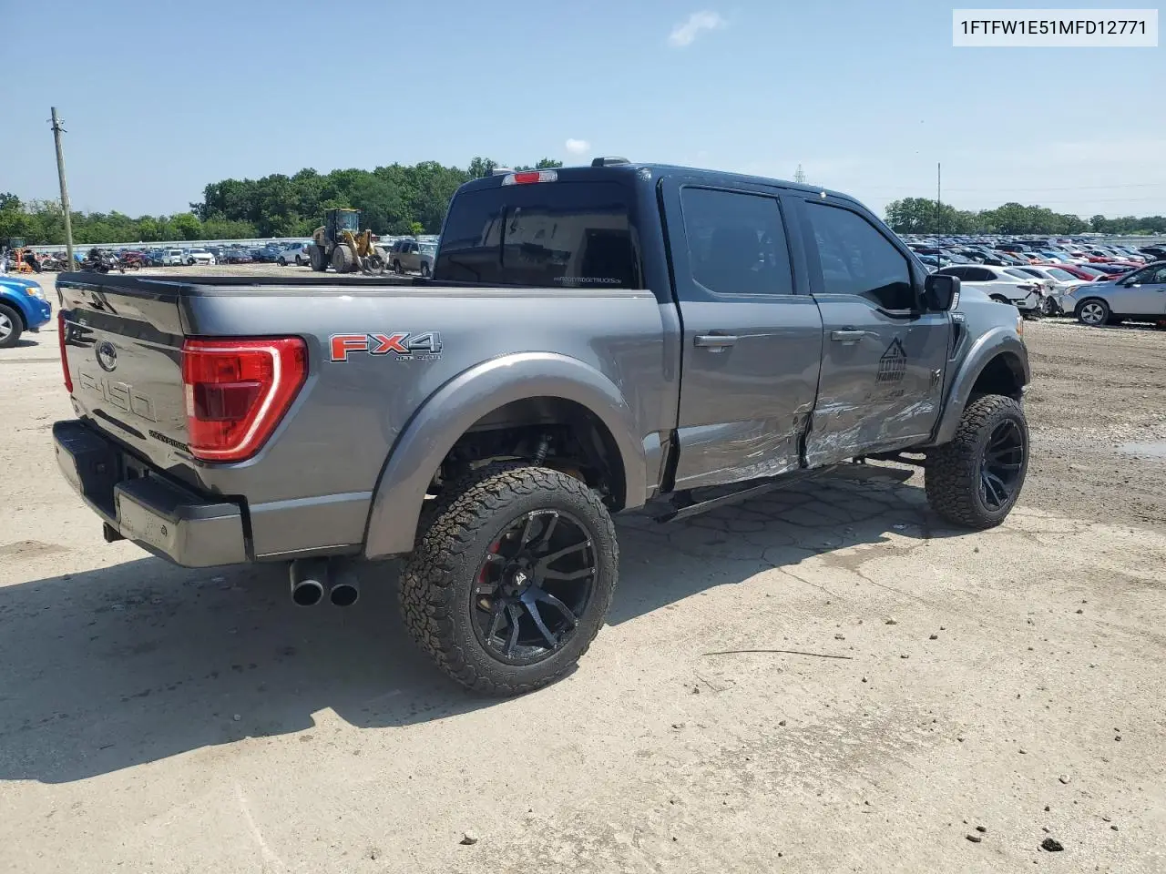 2021 Ford F150 Supercrew VIN: 1FTFW1E51MFD12771 Lot: 61484555