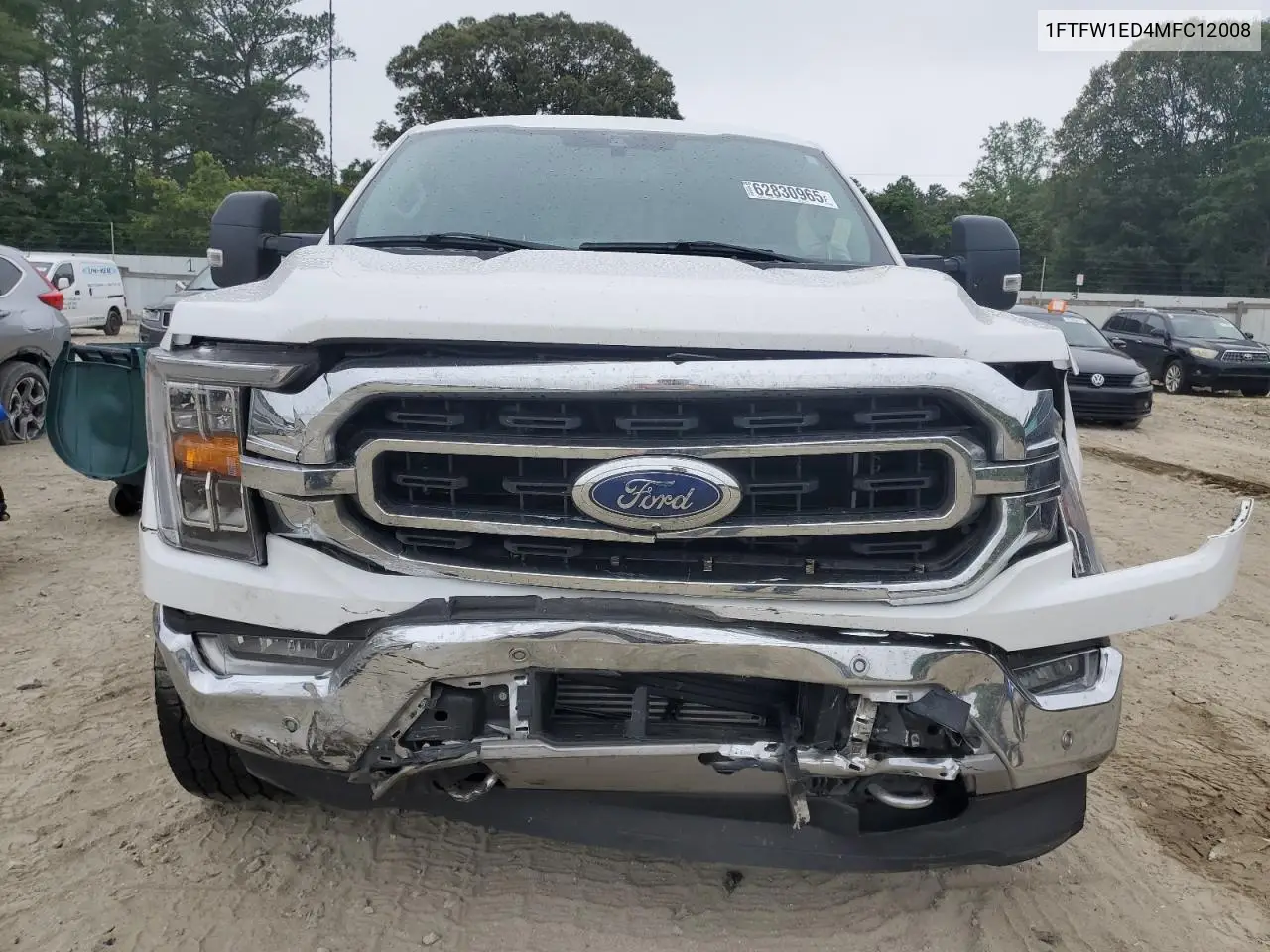 2021 Ford F150 Supercrew VIN: 1FTFW1ED4MFC12008 Lot: 62830965