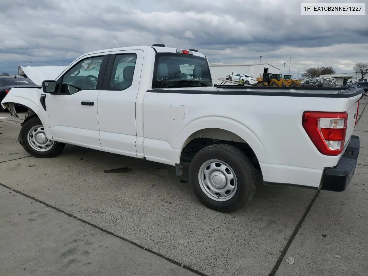 2022 Ford F150 Super Cab VIN: 1FTEX1CB2NKE71227 Lot: 41760385
