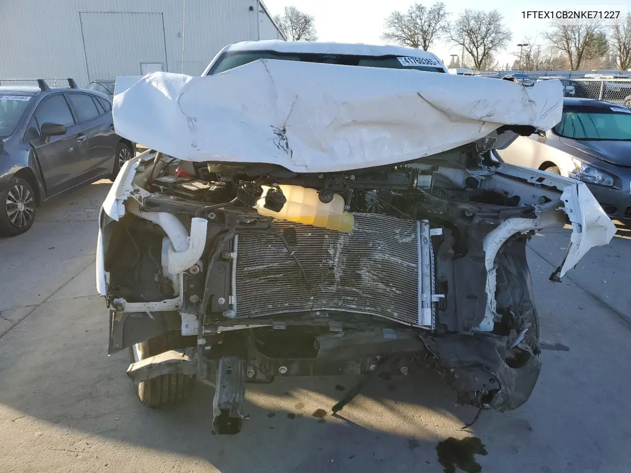 2022 Ford F150 Super Cab VIN: 1FTEX1CB2NKE71227 Lot: 41760385