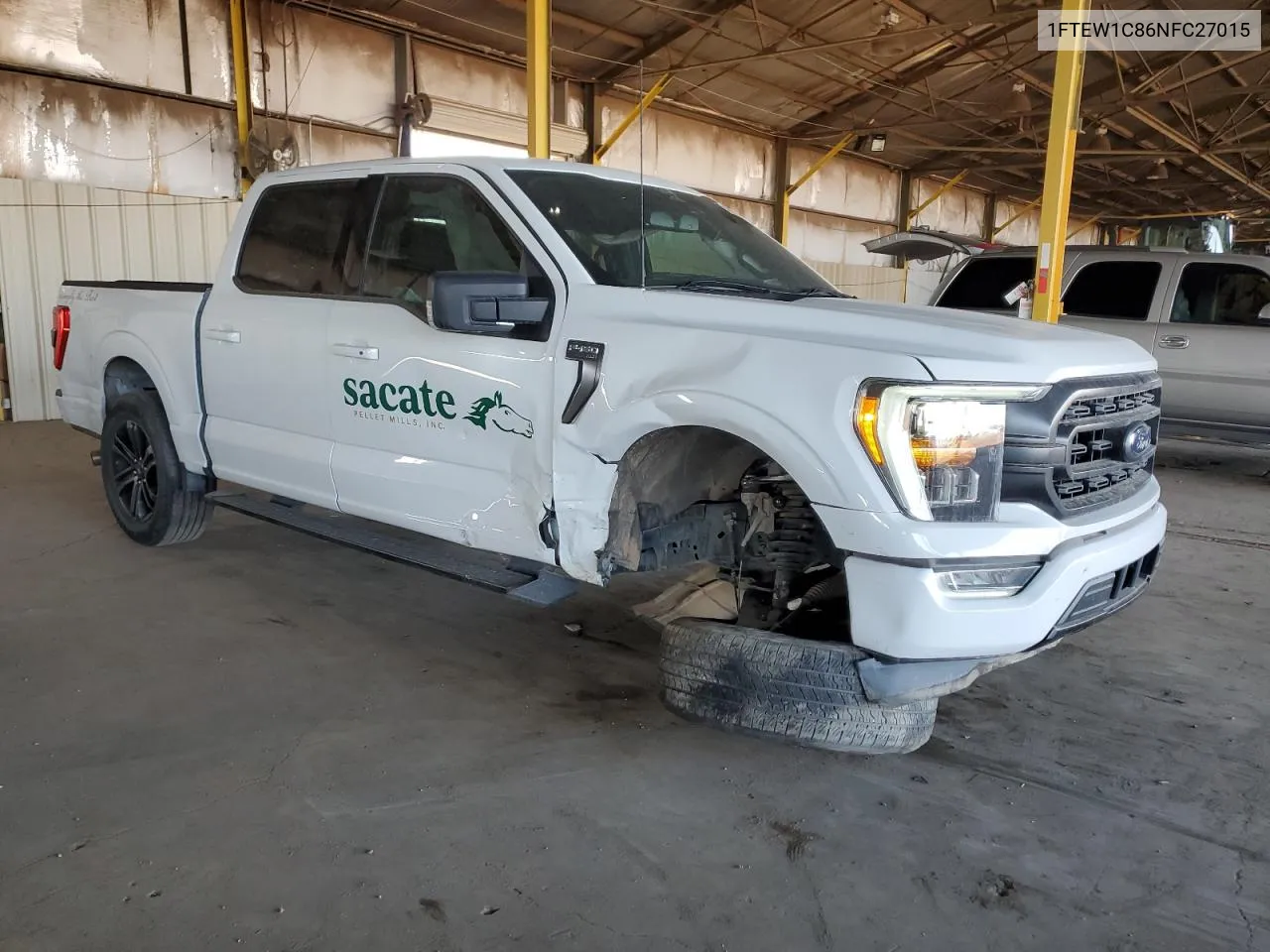 2022 Ford F150 Supercrew VIN: 1FTEW1C86NFC27015 Lot: 42241545