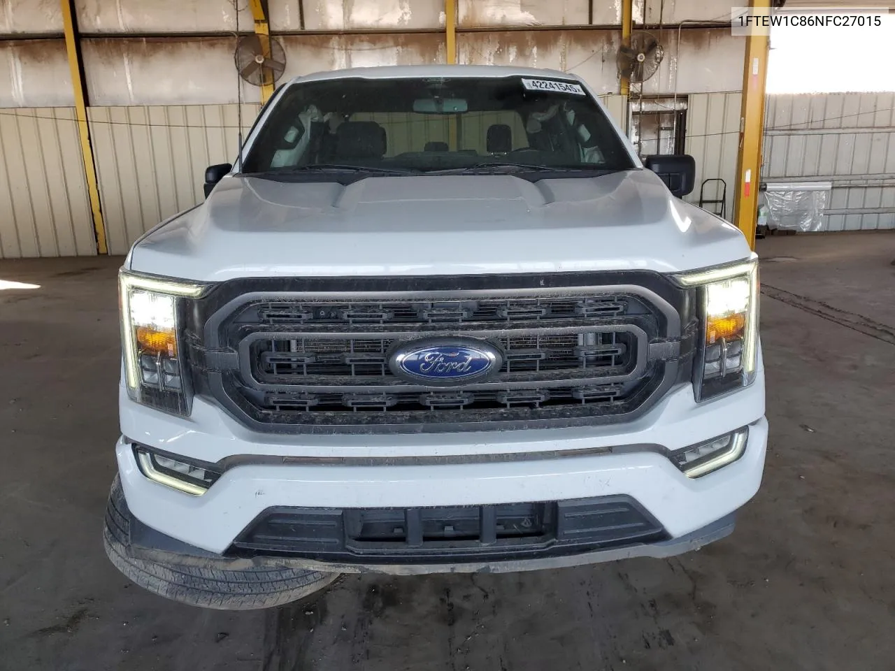 2022 Ford F150 Supercrew VIN: 1FTEW1C86NFC27015 Lot: 42241545