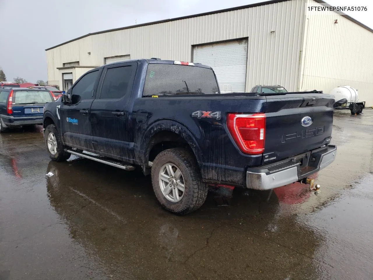 2022 Ford F150 Supercrew VIN: 1FTEW1EP5NFA51076 Lot: 43016515