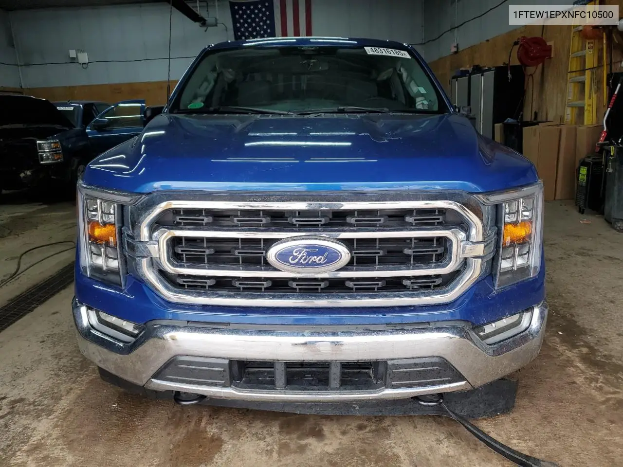 2022 Ford F150 Supercrew VIN: 1FTEW1EPXNFC10500 Lot: 48316185