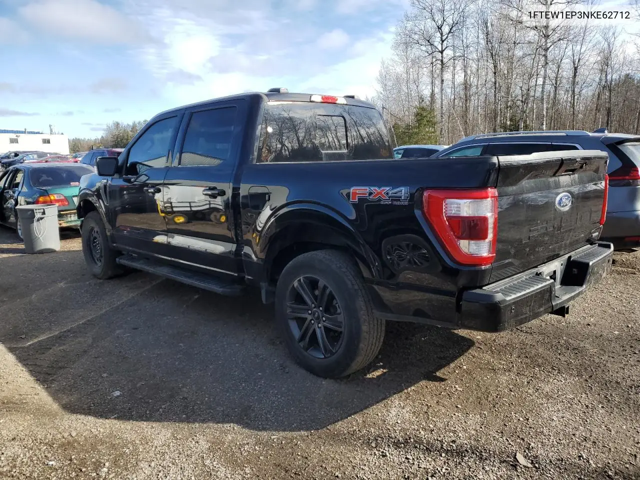 2022 Ford F150 Supercrew VIN: 1FTEW1EP3NKE62712 Lot: 48391325