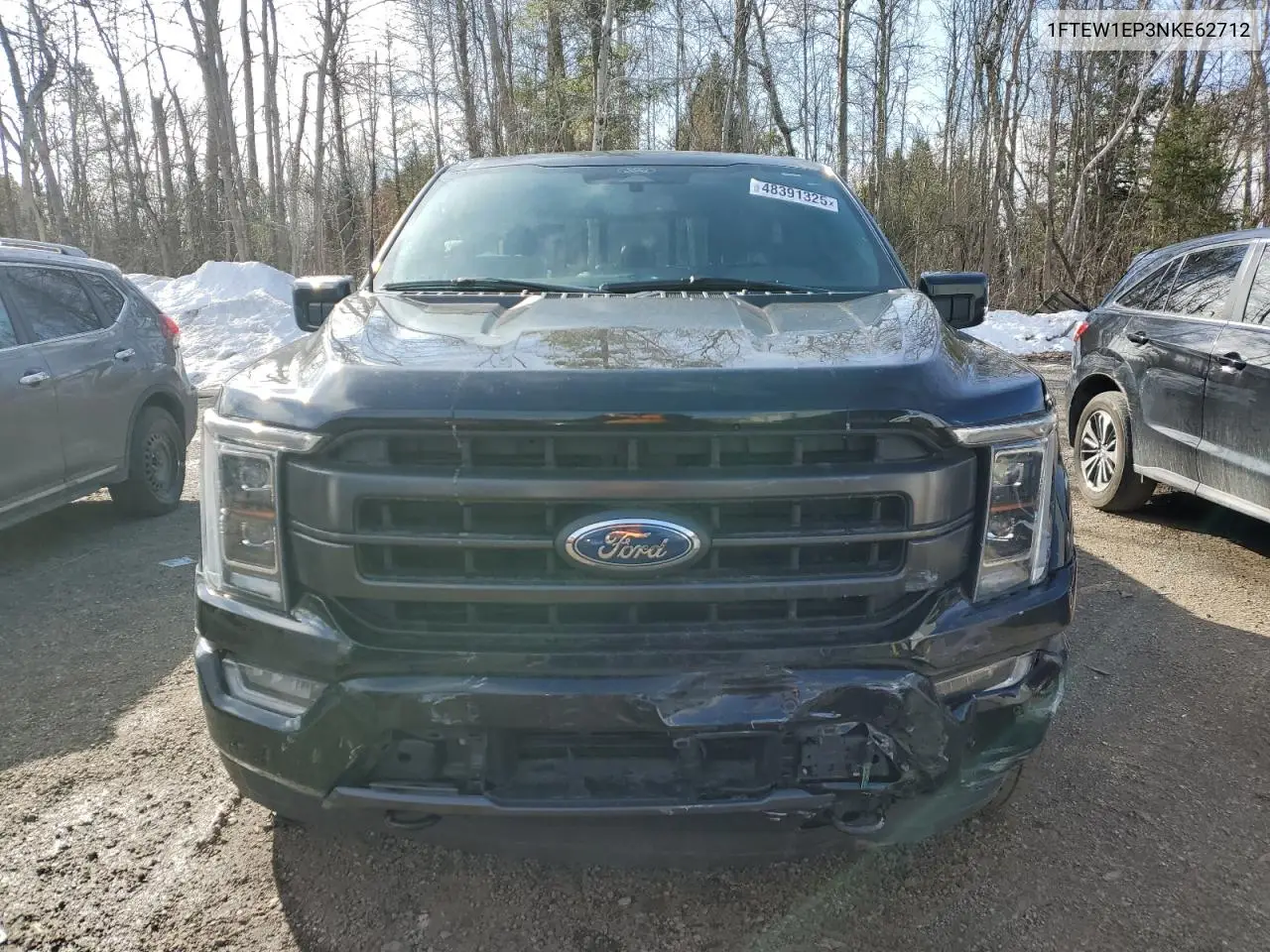 2022 Ford F150 Supercrew VIN: 1FTEW1EP3NKE62712 Lot: 48391325