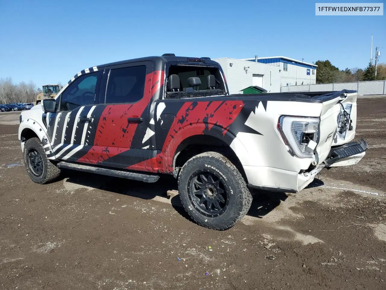 2022 Ford F150 Supercrew VIN: 1FTFW1EDXNFB77377 Lot: 48793105