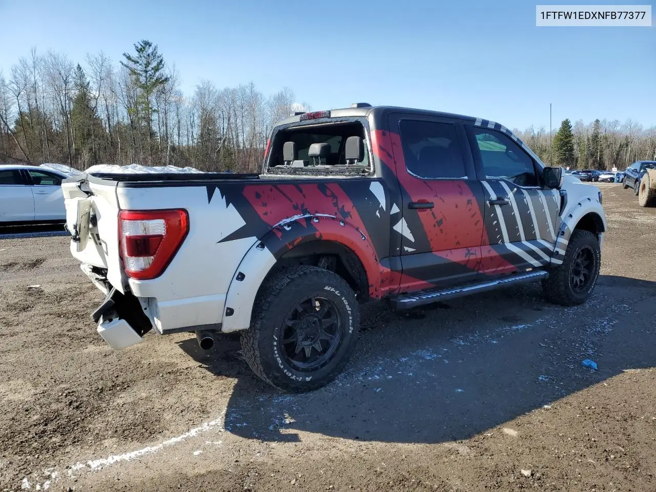 2022 Ford F150 Supercrew VIN: 1FTFW1EDXNFB77377 Lot: 48793105