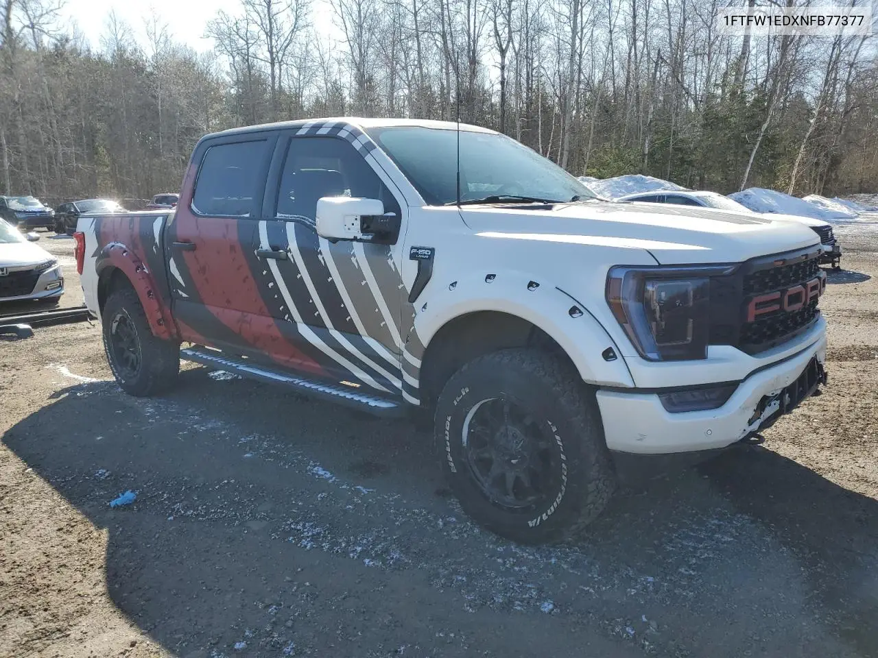 2022 Ford F150 Supercrew VIN: 1FTFW1EDXNFB77377 Lot: 48793105