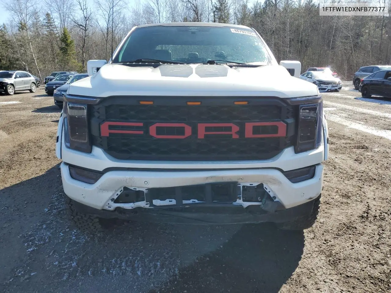 2022 Ford F150 Supercrew VIN: 1FTFW1EDXNFB77377 Lot: 48793105