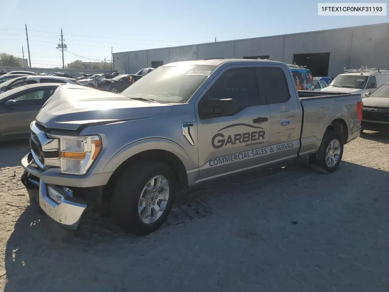 2022 Ford F150 Super Cab VIN: 1FTEX1CP0NKF31193 Lot: 50683065
