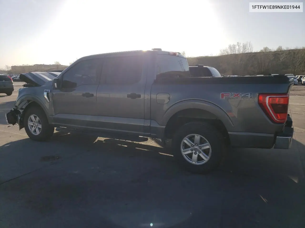 2022 Ford F150 Supercrew VIN: 1FTFW1E89NKE01944 Lot: 52094825