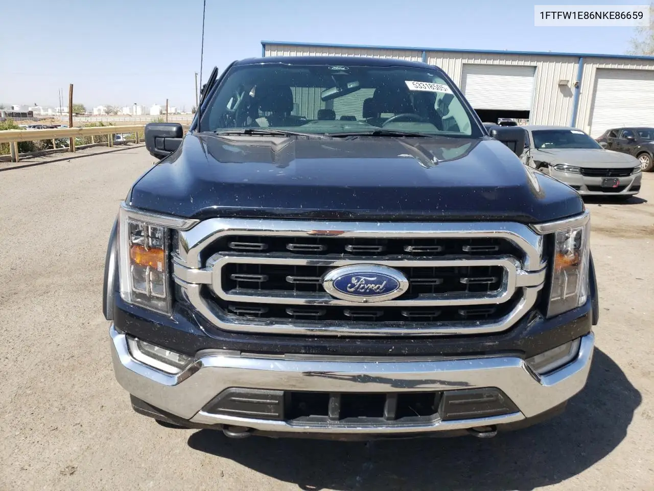2022 Ford F150 Supercrew VIN: 1FTFW1E86NKE86659 Lot: 53318505