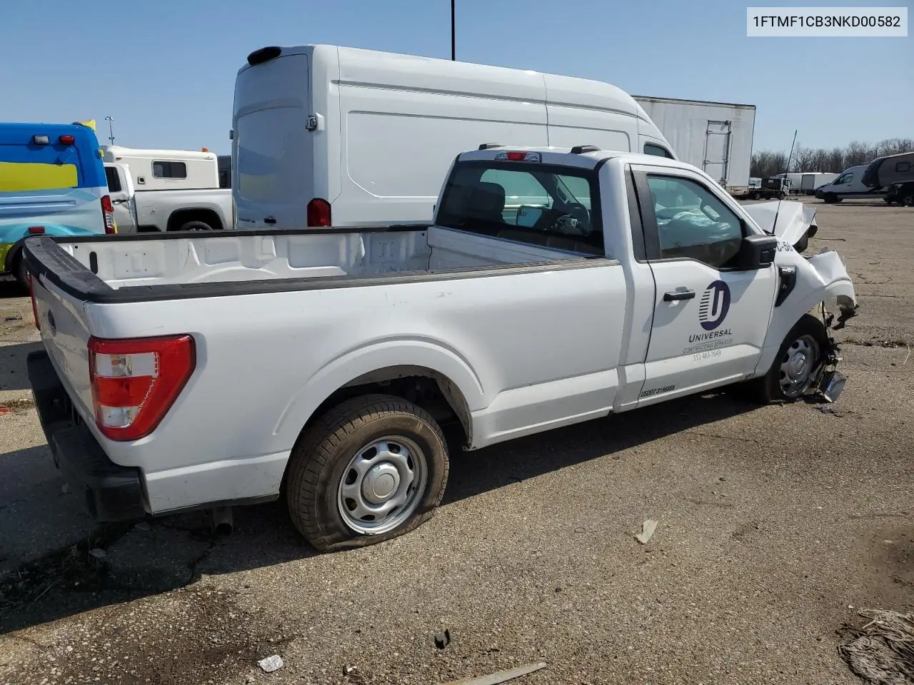 2022 Ford F150 VIN: 1FTMF1CB3NKD00582 Lot: 53456805