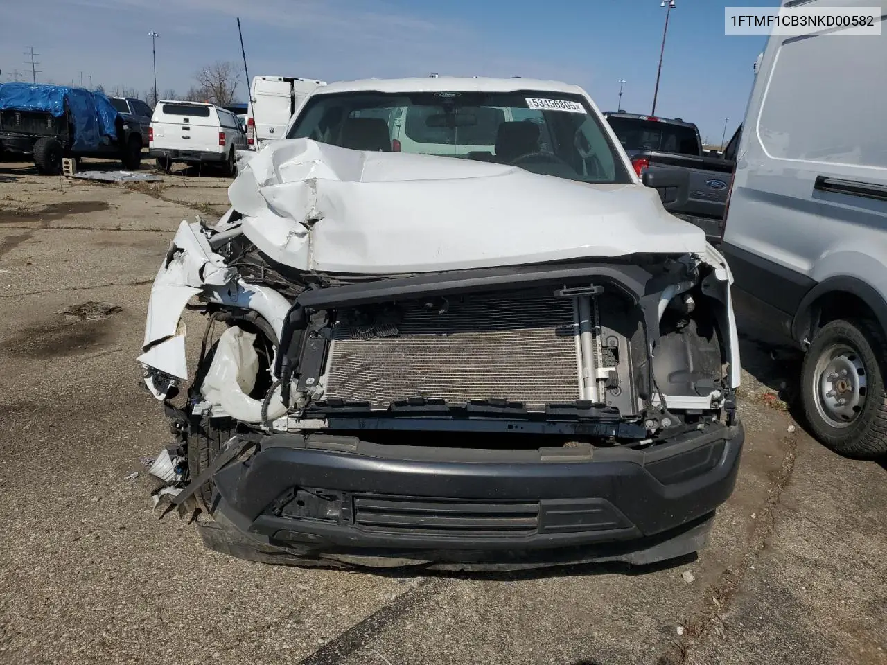 2022 Ford F150 VIN: 1FTMF1CB3NKD00582 Lot: 53456805