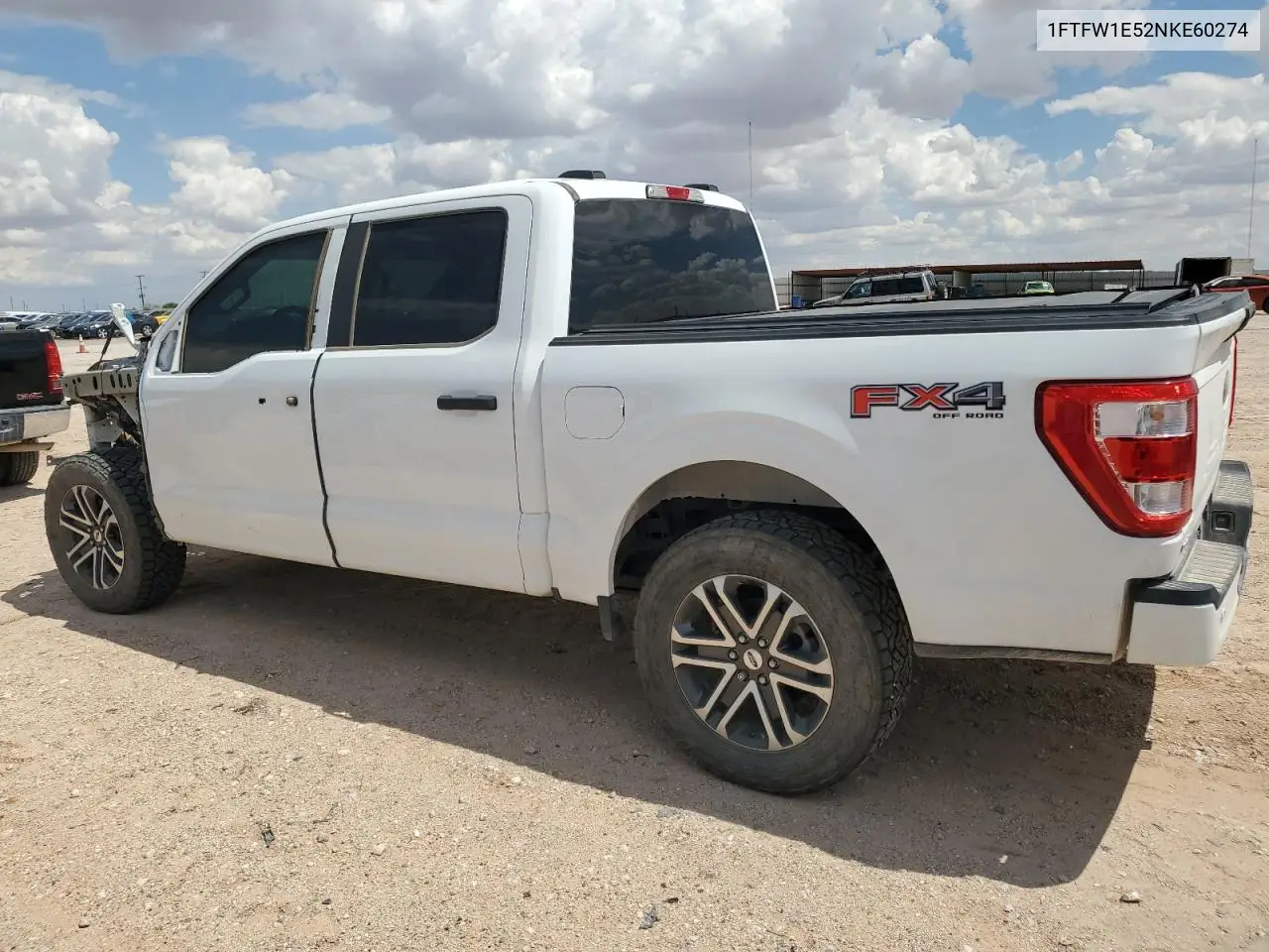 2022 Ford F150 Supercrew VIN: 1FTFW1E52NKE60274 Lot: 53676675